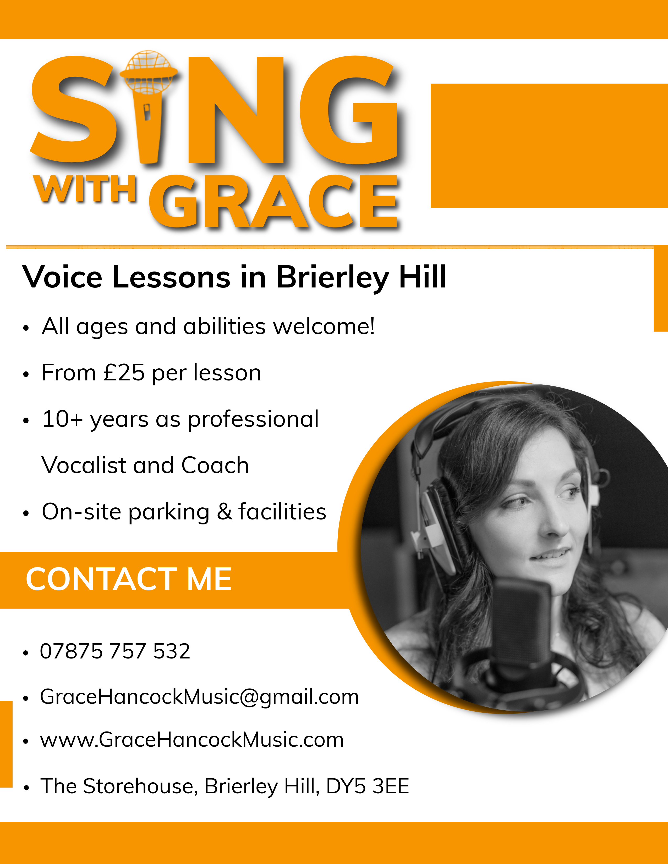 Sing With Grace - Voice Lessons